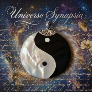 Colgante Ying Yang de Plata Ónix y Nácar