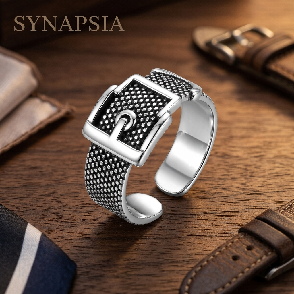 Anillo de Plata de Ley 925 Ajustable